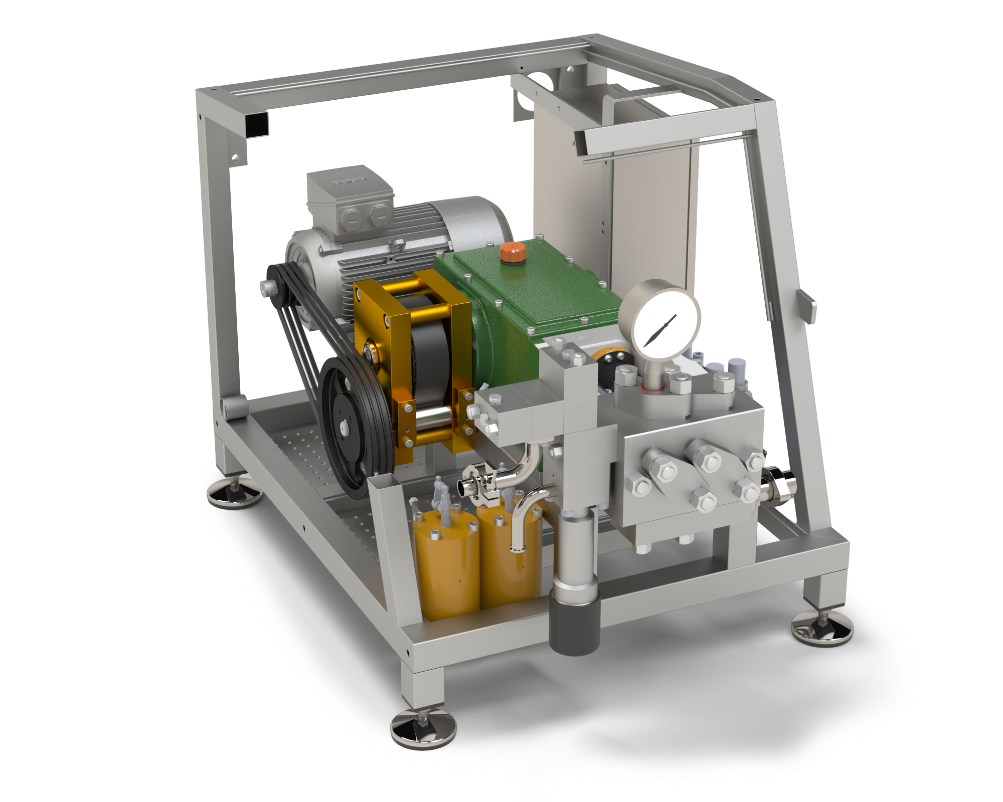 Omogeneizzatore industriale FBF002C - render interno