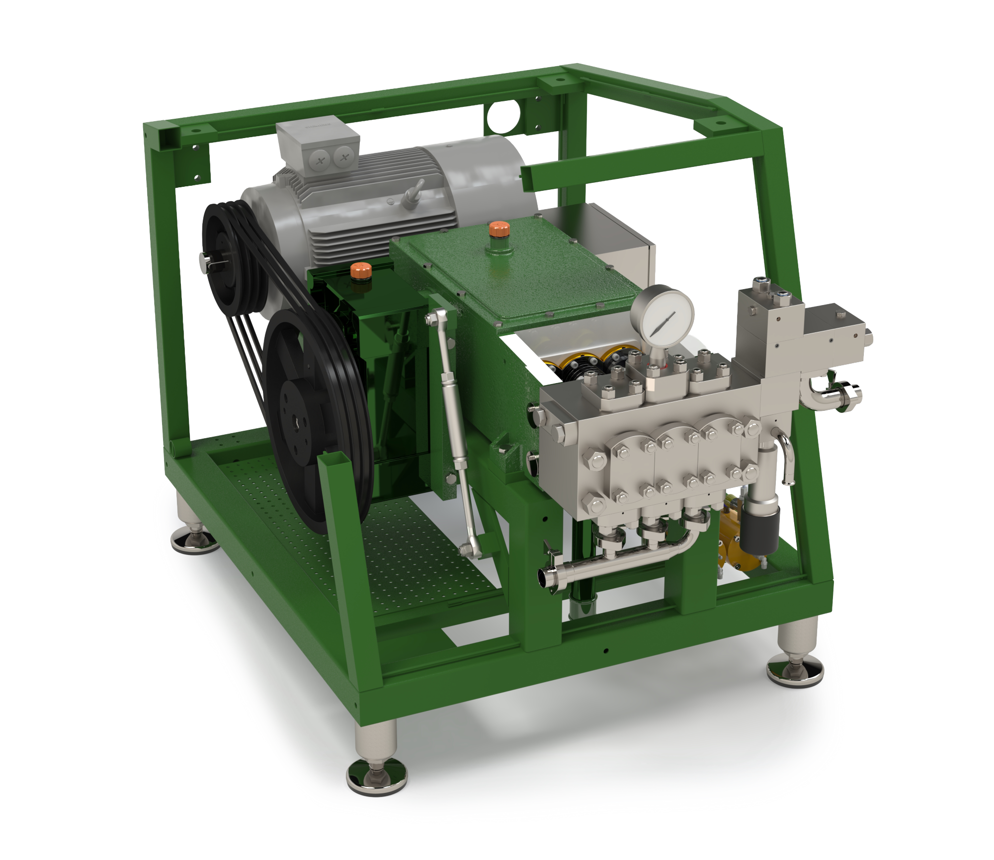 Omogeneizzatore industriale serie L - render interno